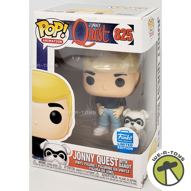 Funko POP Animation Jonny Quest with Bandit 825 Vinyl Figure
