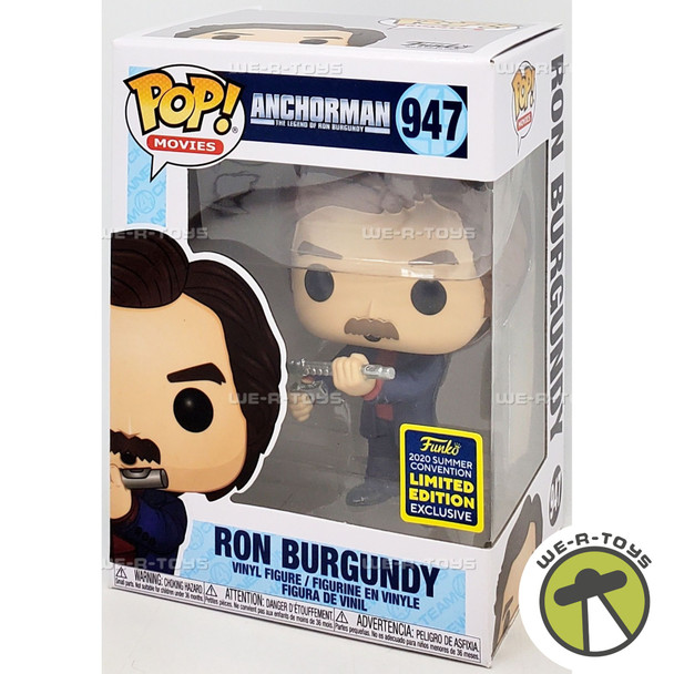 Funko POP Movies Anchorman Ron Burgundy with Flute 947 Vinyl Figure