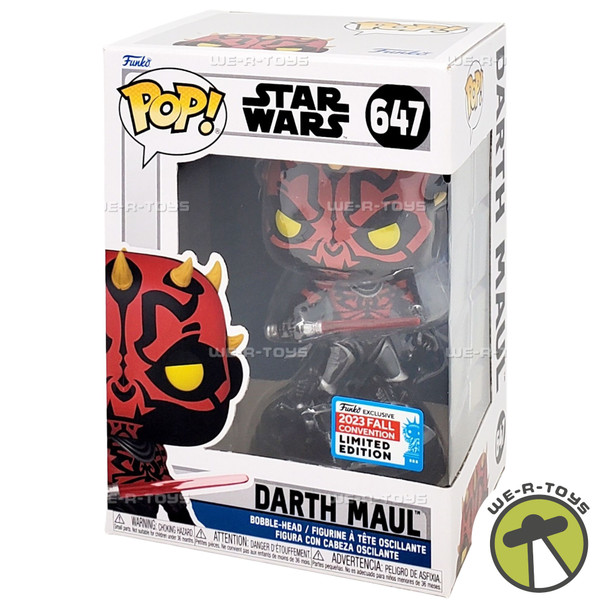 Funko POP Star Wars Darth Maul 647 Vinyl Bobble Head Figure