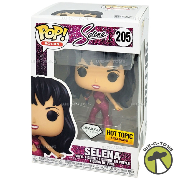 Funko POP Rocks Selena 205 Vinyl Glitter Figure