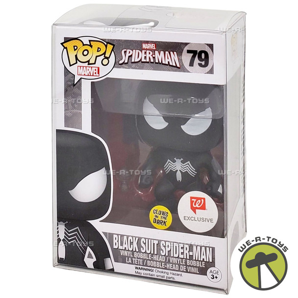 Funko POP Marvel Spider-Man Black Suit Spider-Man 79 Vinyl Bobble Head Figure