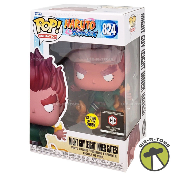 Funko Pop! Naruto Shippuden Might Guy Eight Inner Gates 824 GITD Vinyl Figure