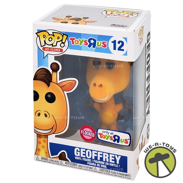 Funko POP Ad Icons Toys R Us Geoffrey 12 Flocked Vinyl Figure