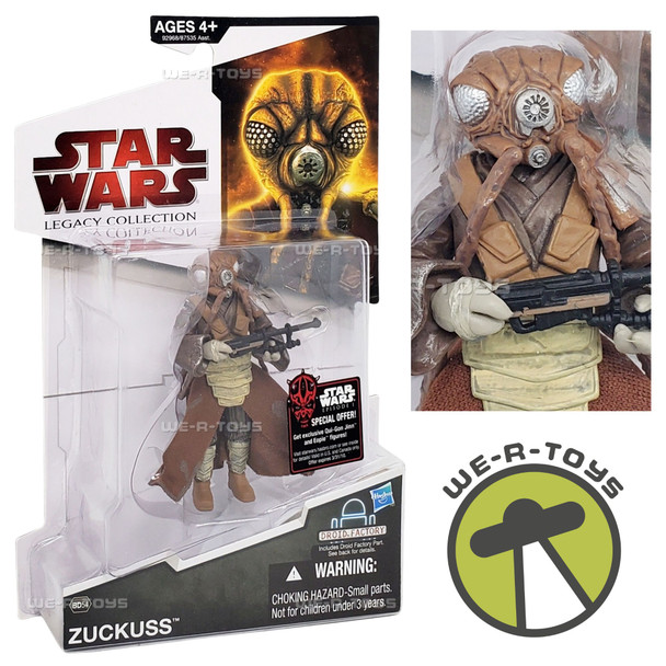Star Wars Legacy Collection BD54 Zuckuss Action Figure 2009 Hasbro 92968