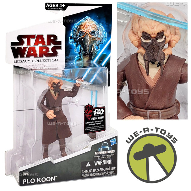 Star Wars Legacy Collection Plo Koon BD45 Action Figure 2009 Hasbro 92284