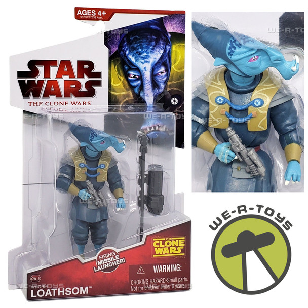 Star Wars Clone Wars General Whorm Loathsom CW15 Action Figure Hasbro 91230