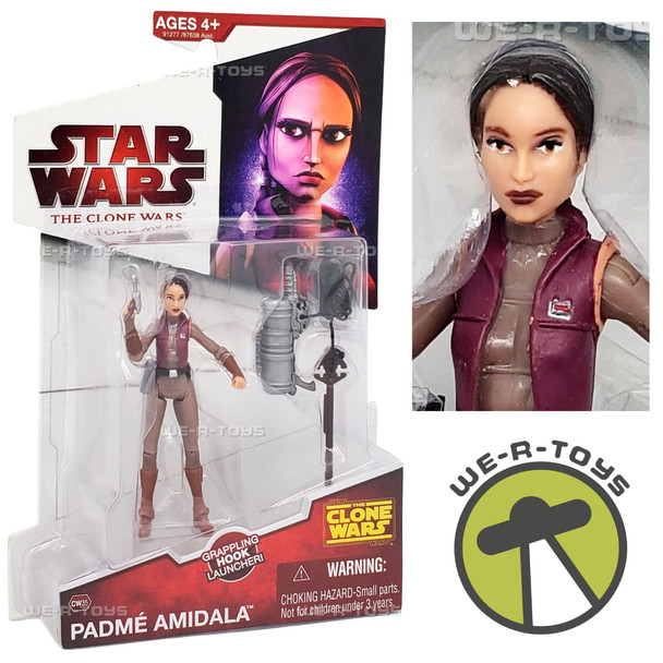 Star Wars The Clone Wars Padme Amidala CW35 Action Figure 2009 Hasbro 91277
