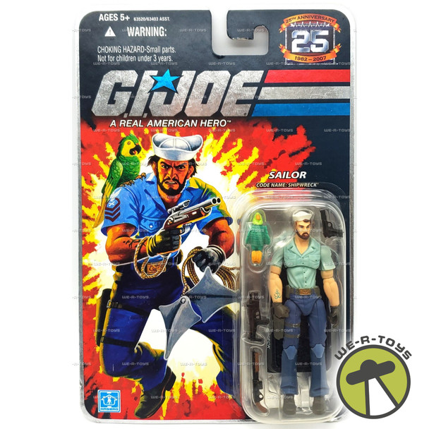G.I. Joe 25th Anniversary Sailor Shipwreck Action Figure 2007 Hasbro #63520