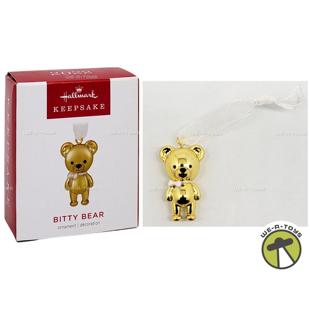 Hallmark Keepsake Miniature Christmas Ornament Bitty Bear 2022