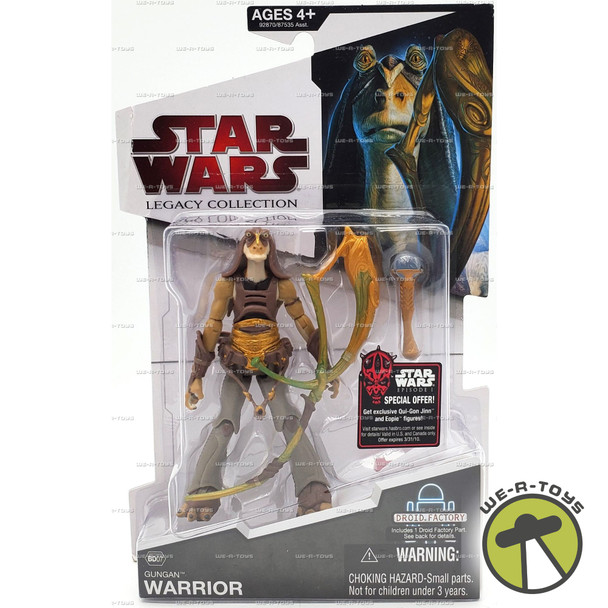 Star Wars Legacy Collection Gungan Warrior Action Figure 2009 Hasbro #92870