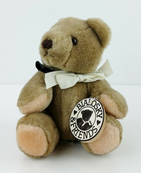 Gund Bialosky and Friends 6" Plush Teddy Bear 1982 With Original Tags NEW