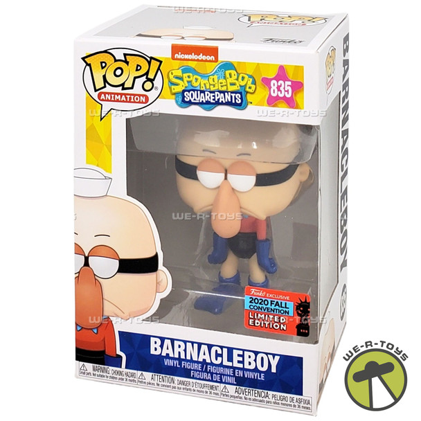 Funko POP Animation Spongebob Squarepants Barnacle Boy 835 Vinyl Figure