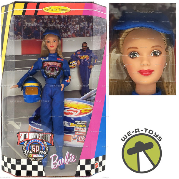NASCAR Barbie Doll 50th Anniversary Collector Edition 1998 Mattel #20442