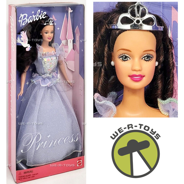 Princess Barbie Doll Brunette 2000 Mattel 28266