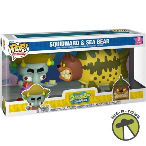 SpongeBob SquarePants Squidward and Sea Bear Funko Pop! Vinyl Figure 2-Pack