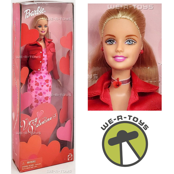 Very Valentine Barbie Doll 2000 Mattel 28360