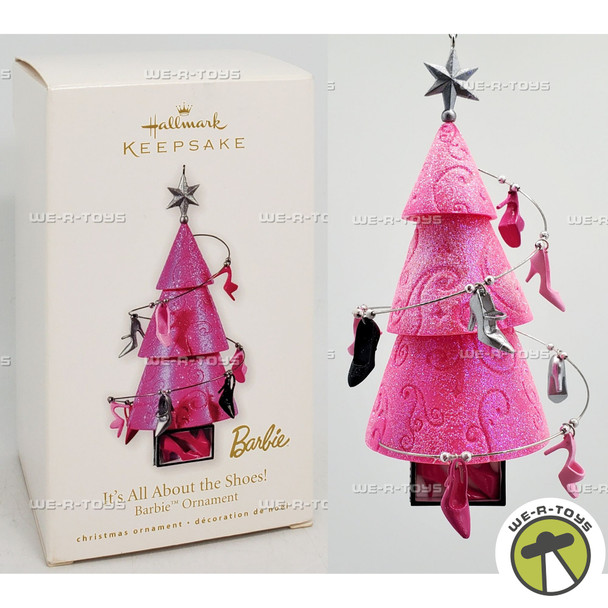 Hallmark Keepsake Barbie It's All About the Shoes Tree Christmas Ornament