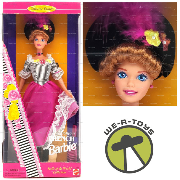 French Barbie Dolls of the World Collection Second Edition 1996 Mattel #16499