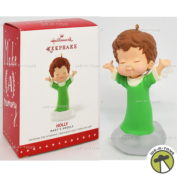 Hallmark Keepsake Mary's Angel Holly Christmas Ornament