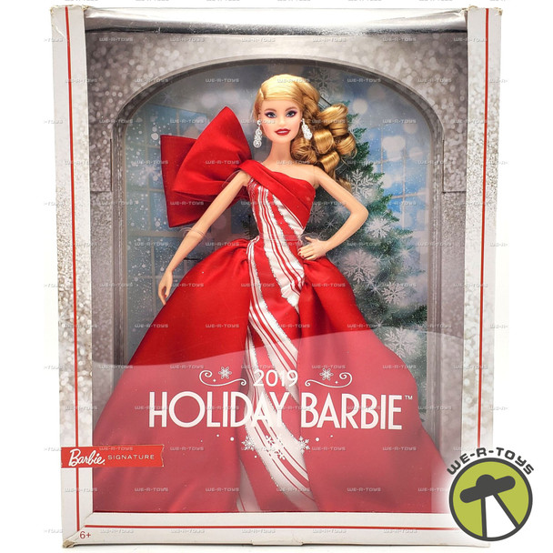 2019 Holiday Barbie Doll Signature Mattel #FXF01