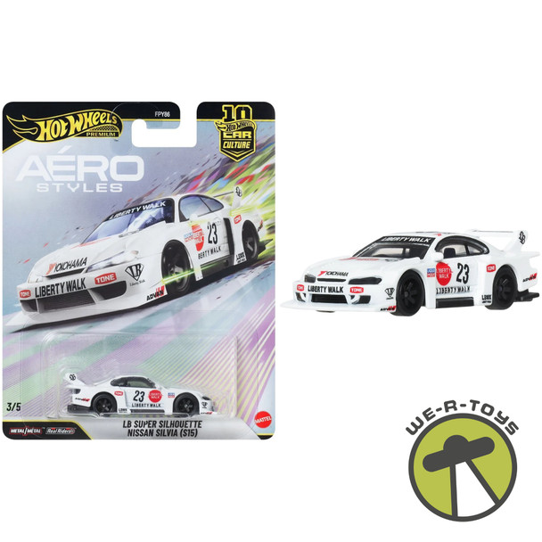 Hot Wheels Car Culture Aerostyles Nissan Silvia (S15) Premium 1:64 Vehicle