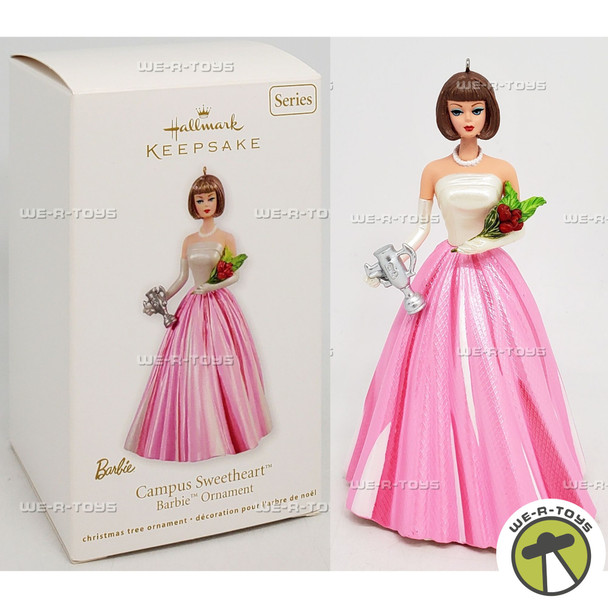 Hallmark Keepsake Campus Sweetheart Barbie Christmas Ornament QX8887
