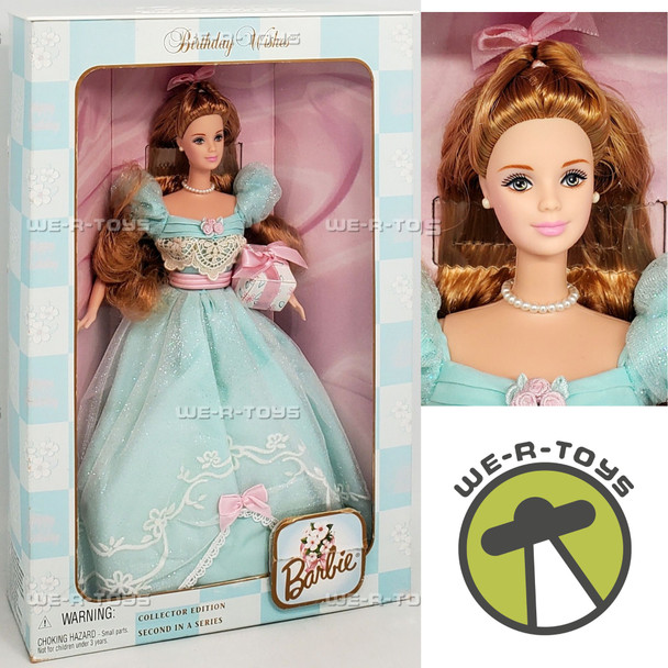 Birthday Wishes Barbie Doll Second in Series 1999 Mattel 24667