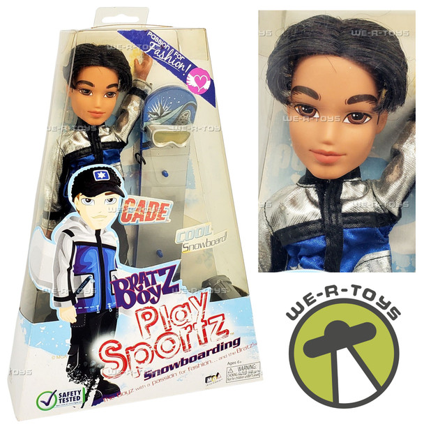 Bratz Boyz Play Sportz Snowboarding Cade Doll MGA Entertainment 378990