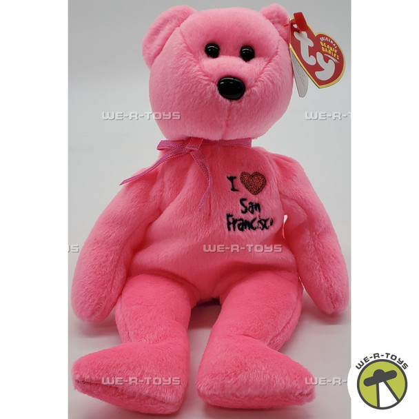 Ty Beanie Baby I Love San Francisco the Bear Plush 2004 Trade Show Exclusive