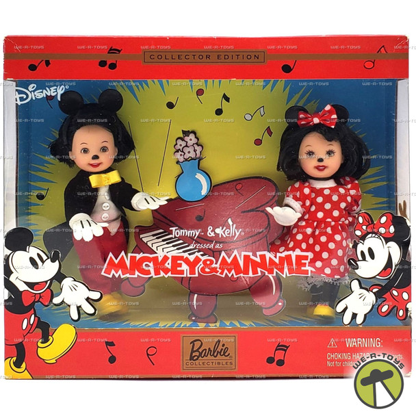 Tommy & Kelly Dressed as Mickey & Minnie 2002 Mattel #55502