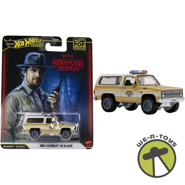 Stranger Things 1985 Chevrolet K5 Blazer Hot Wheels 1/64 Die Cast