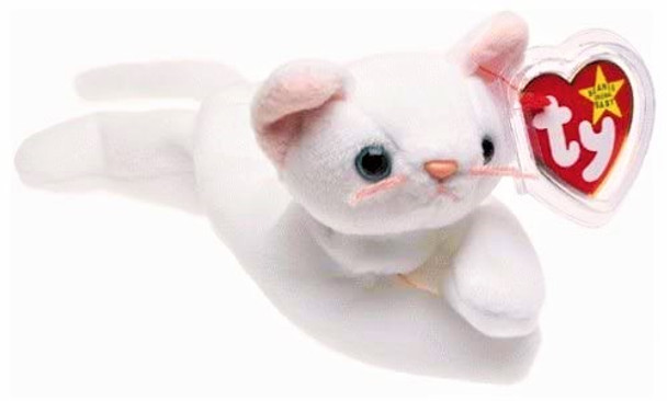 Ty Original Beanie Baby Flip the Cat Plush Toy 1995