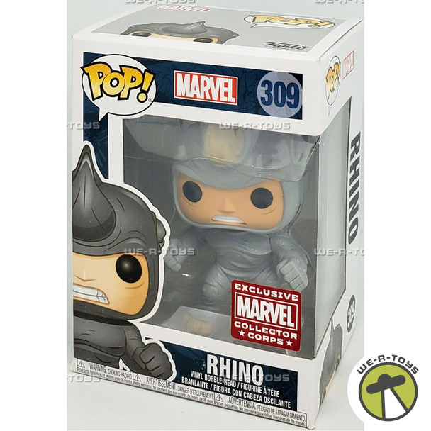 Funko POP Marvel Rhino 309 Vinyl Bobble Head Figure