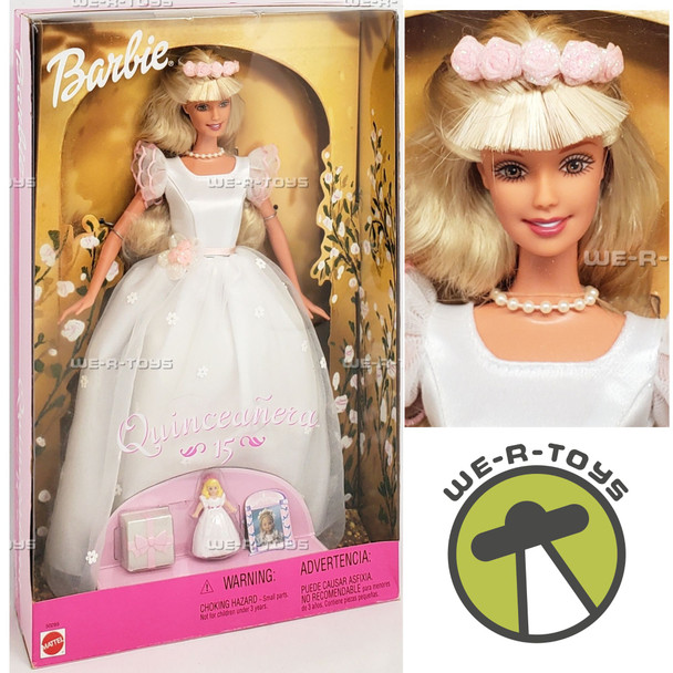 Quinceanera 15 Birthday Barbie Doll Blonde Hair 2000 Mattel 50285