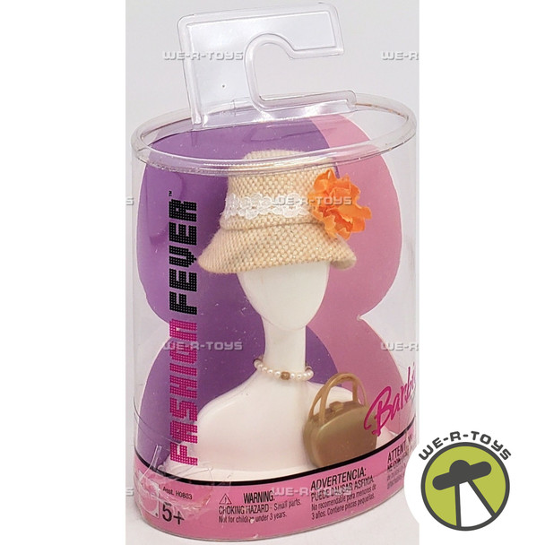 Barbie Fashion Fever Hat and Necklace Doll Accessory 2004 Mattel H0886