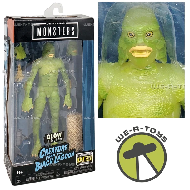 Universal Monsters Creature from The Black Lagoon Glow-in-The-Dark Action Figure