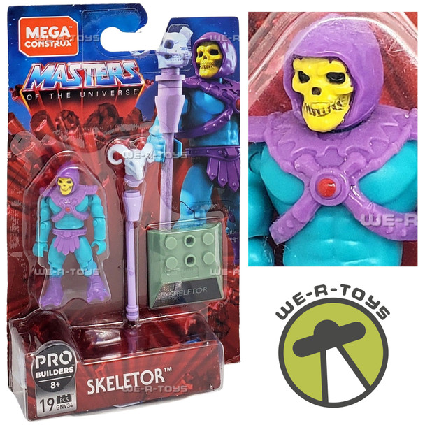 Masters of the Universe Skeletor Mega Construx Figure Set Mattel GNV34