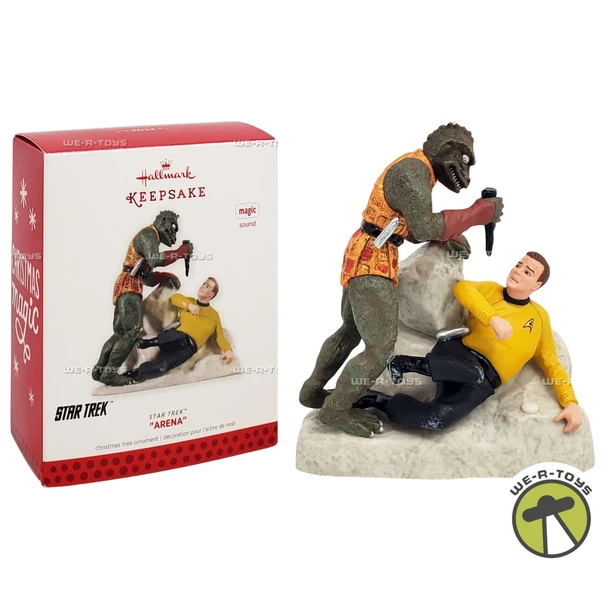 Hallmark Keepsake Star Trek Arena Magic Sound Christmas Ornament 33881