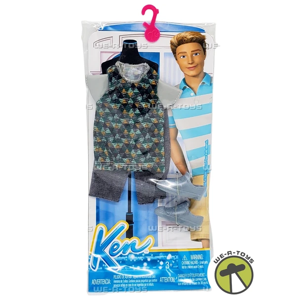 Barbie Ken Geometry Class Fashion Set 2015 Mattel DHB39