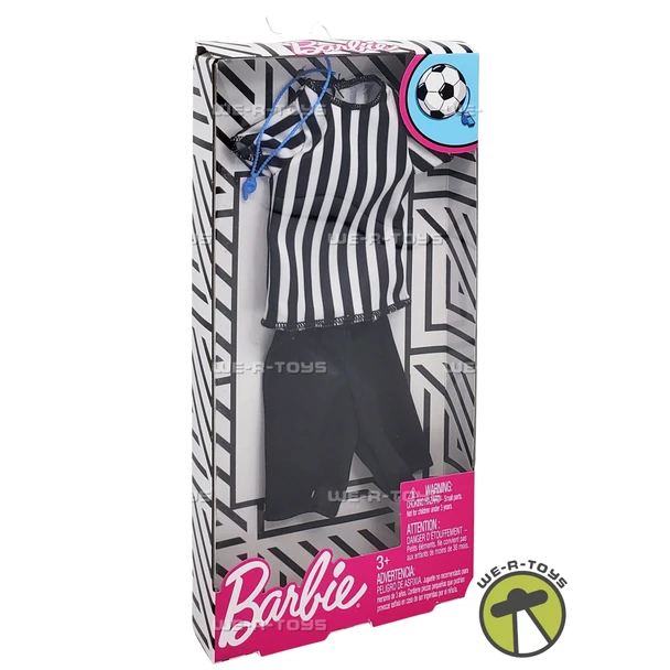 Barbie Ken Career Referee Outfit 2018 Mattel FXJ51