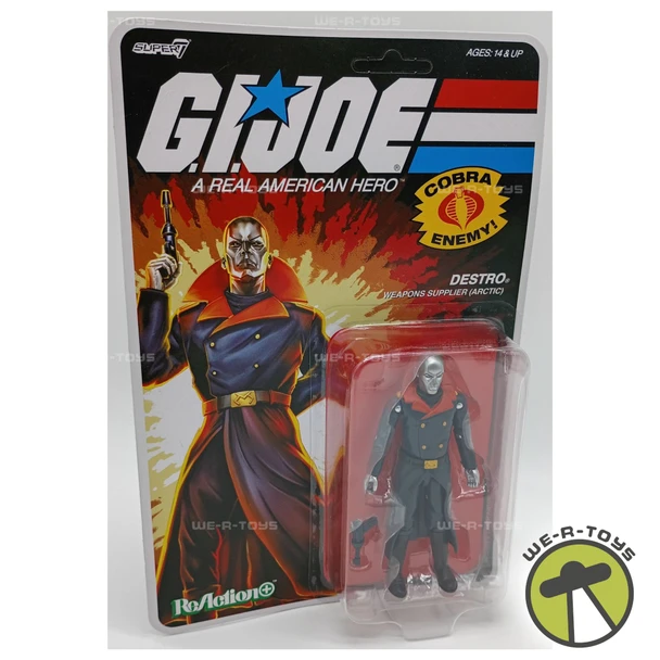 G.I. Joe Destro Action Figure ReAction 2025 Super7