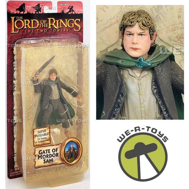 The Lord of the Rings Gate of Mordor Sam Action Figure 2004 Toy Biz 81500