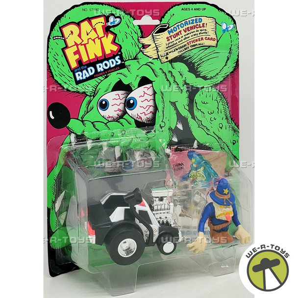 Rat Fink and the Rad Rods Deputy Sludge in his Bruiser Cruiser 1990 Kenner 57180