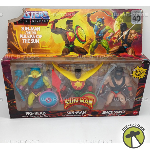 Masters of the Universe Sun-Man and the Rulers of the Sun Action Figure 3-Pack