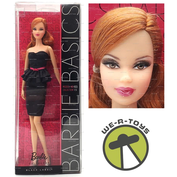 Barbie Basics Model No. 03 Doll Collection 1.5 Black Label 2009 Mattel #T2163