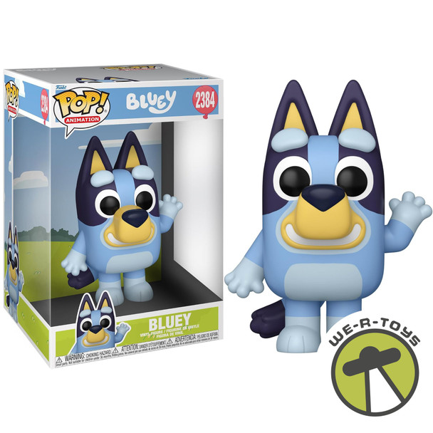 Funko Pop Bluey Waving Jumbo 10-Inch Vinyl Figure #2384
