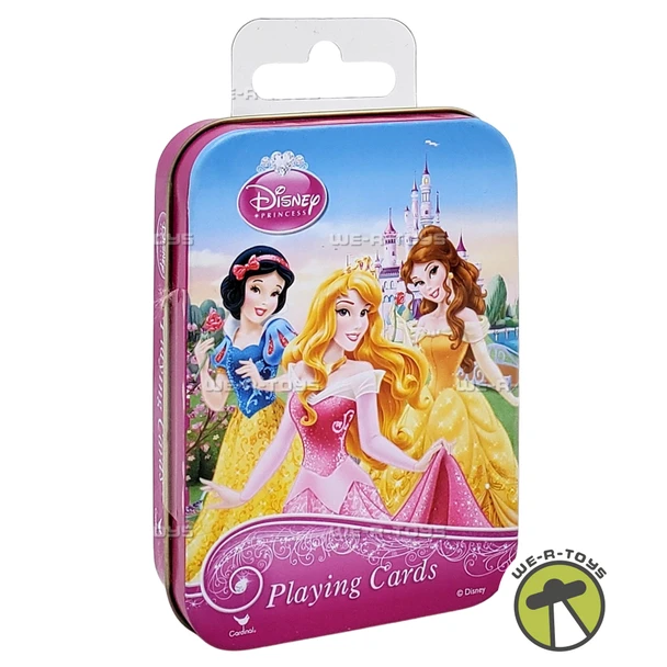 Disney Princess Licensed Character Playing Cards in Tin Cardinal 20090664