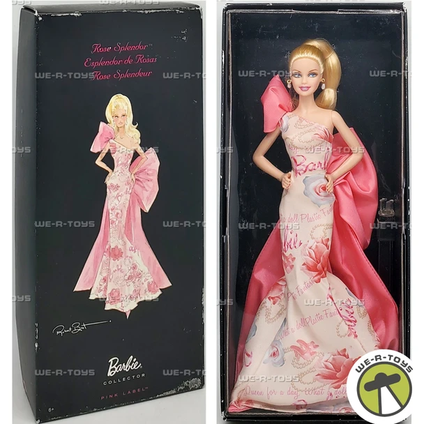 Rose Splendor Avon Robert Best Barbie Doll Pink Label 2010 Mattel T4349