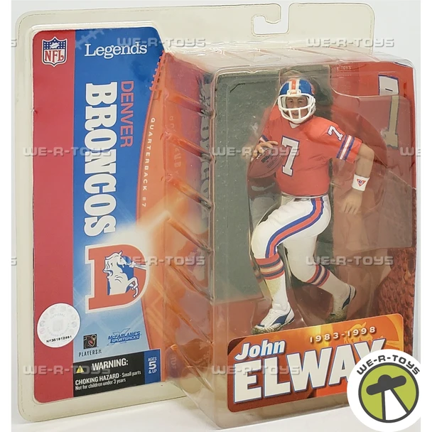 NFL Legends Denver Broncos John Elway 7 Figure McFarlane Toys 74343