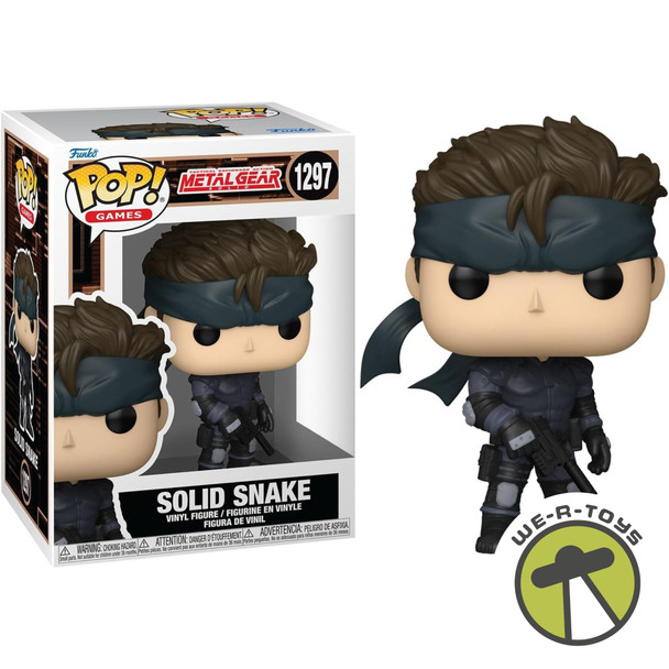 Funko Pop Metal Gear Solid Solid Snake Vinyl Figure #1297